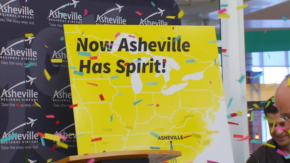 Spirit Airlines officially offering flights to & from Asheville
