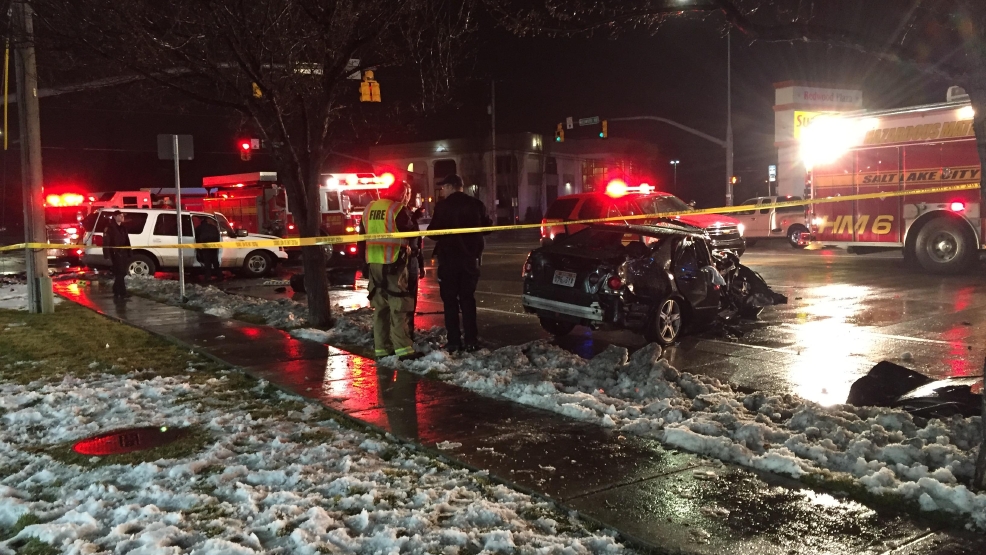 Six Injured After Rollover Crash In Salt Lake City | KUTV