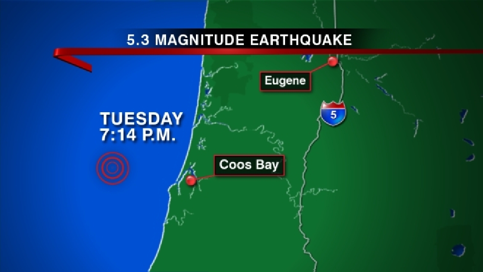 Magnitude 5.3 Quake Off Oregon Coast; No Tsunami | KATU