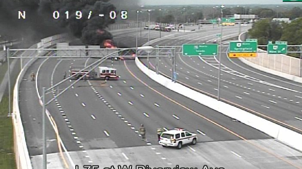 Explosion, fire on I75 near Dayton WKRC
