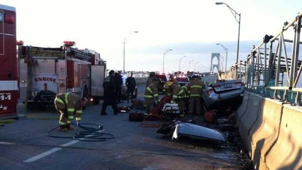 Crash ignites talks of barrier on Newport Pell Bridge WJAR