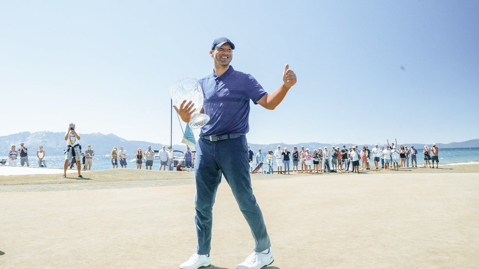 The 19th Hole: Tony Romo defends his title at 30th annual American Century Championship (Jenna Holland/ Nevada Sports Net) romo 3.jpg