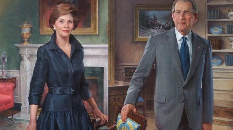 Bush Family, Obamas, Unveil Portraits At White House | WJLA