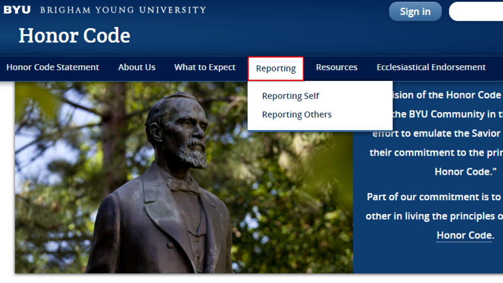 BYU responds to student efforts to change Honor Code KJZZ