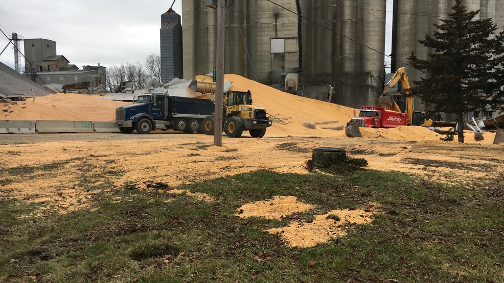 Clean up continues in New Carlisle after silo collapse WRGT