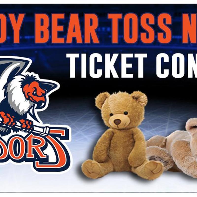 condors teddy bear toss 2018