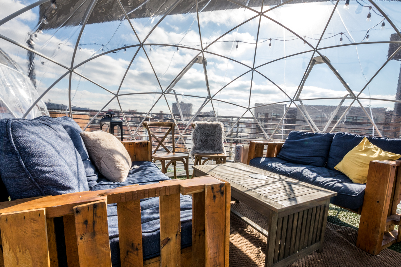 Braxton Covington Added Private, Heated, Rentable Igloos to Their