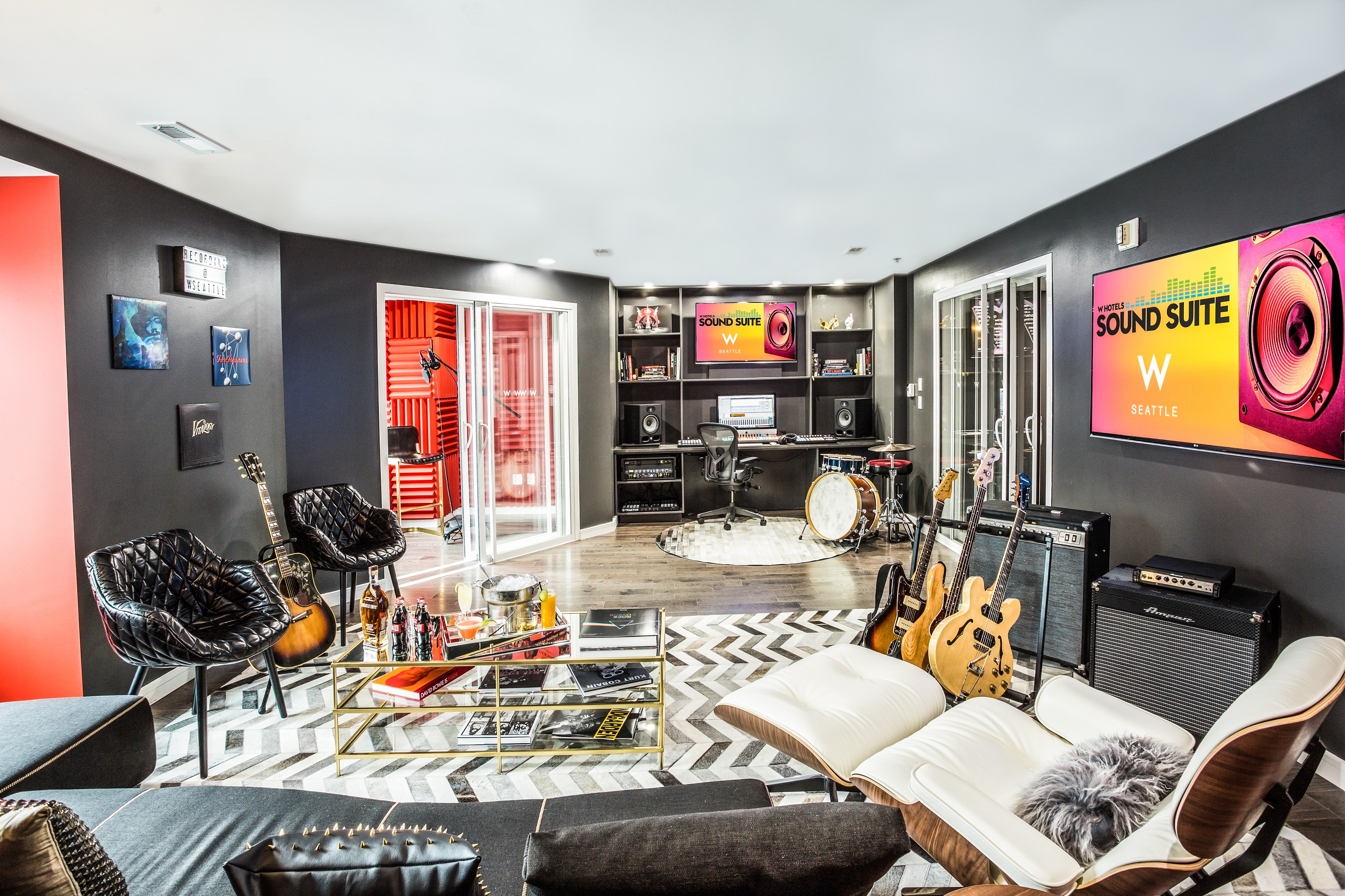 Photos Seattle hotel debuts inhouse recording studio for musicians on