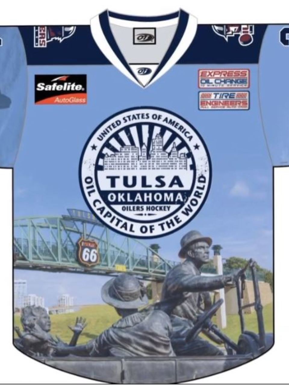 tulsa oilers jersey