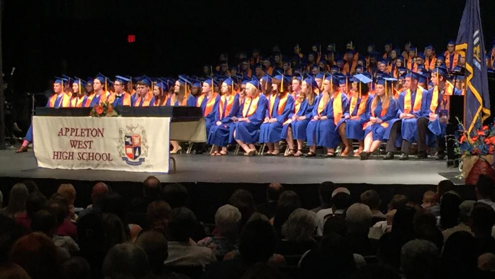 Appleton West High School graduation WLUK