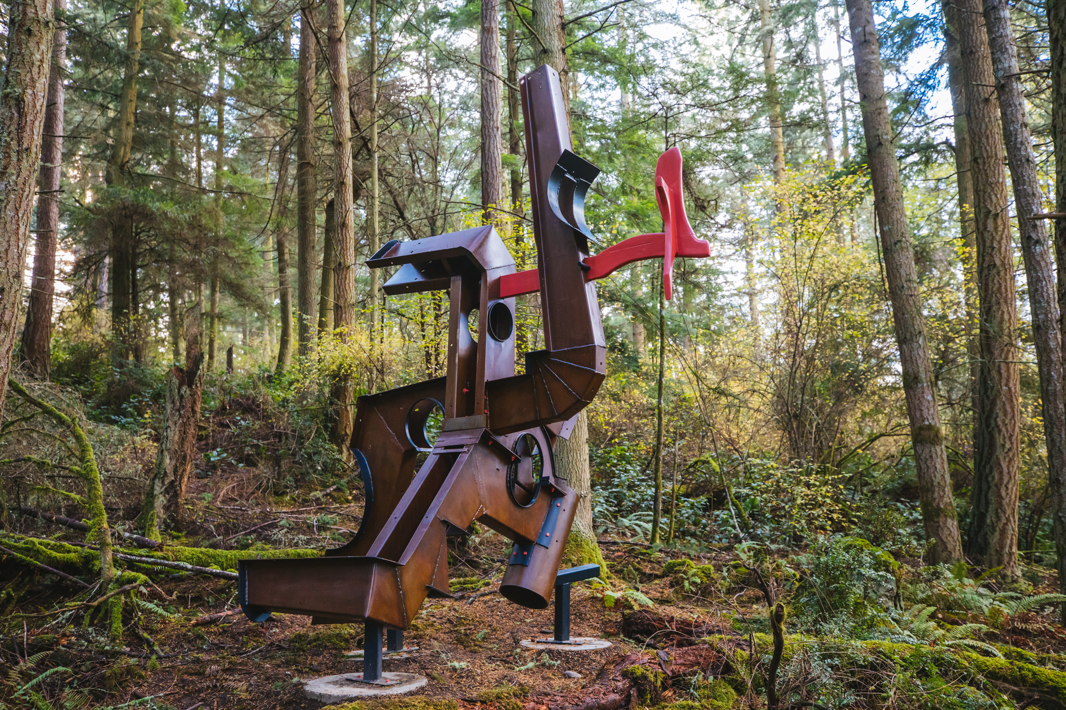 Photos New sculpture forest opens on Whidbey Island Seattle Refined