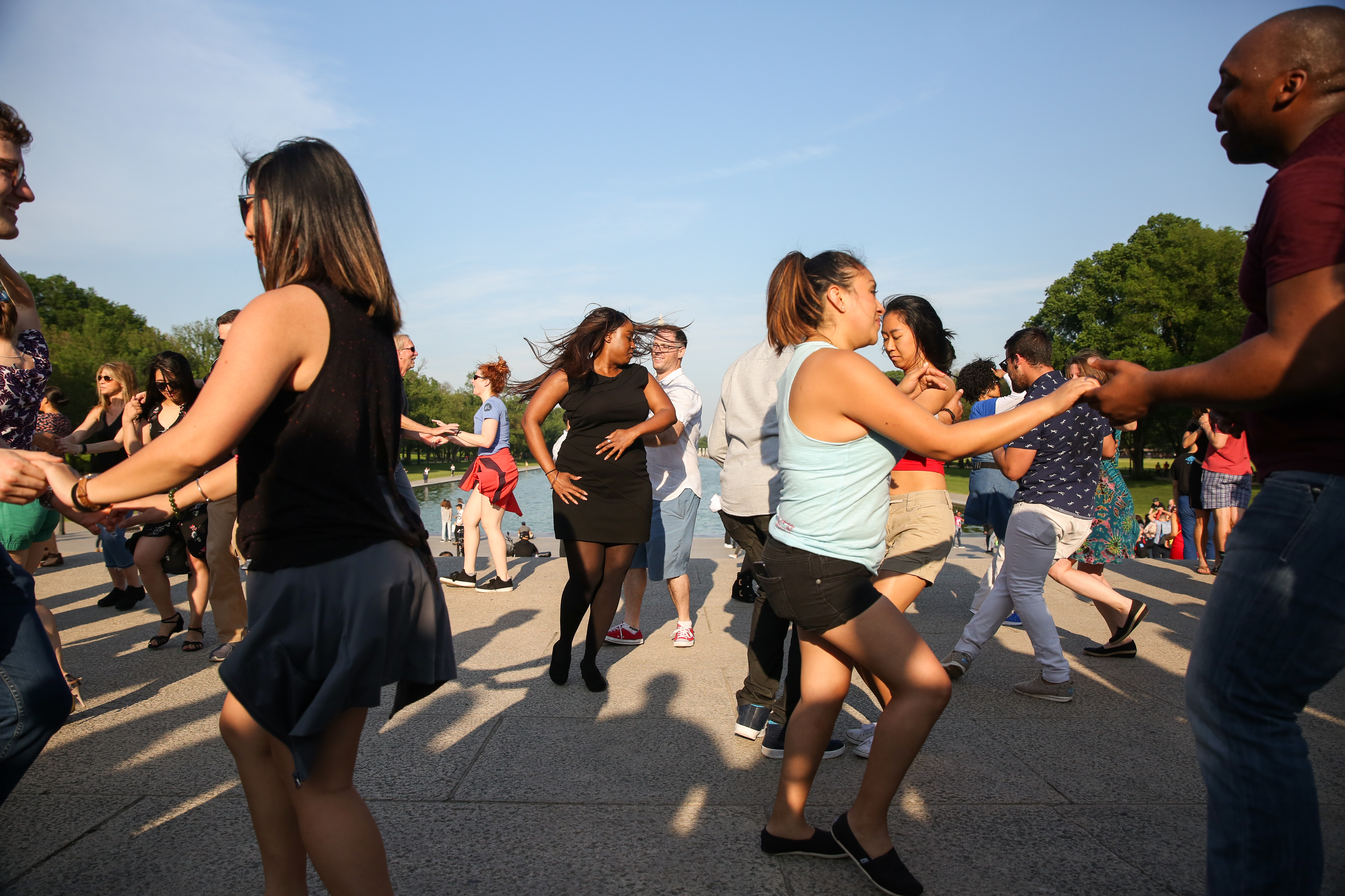 Friday night sizzled with salsa dancing on The Mall DC Refined