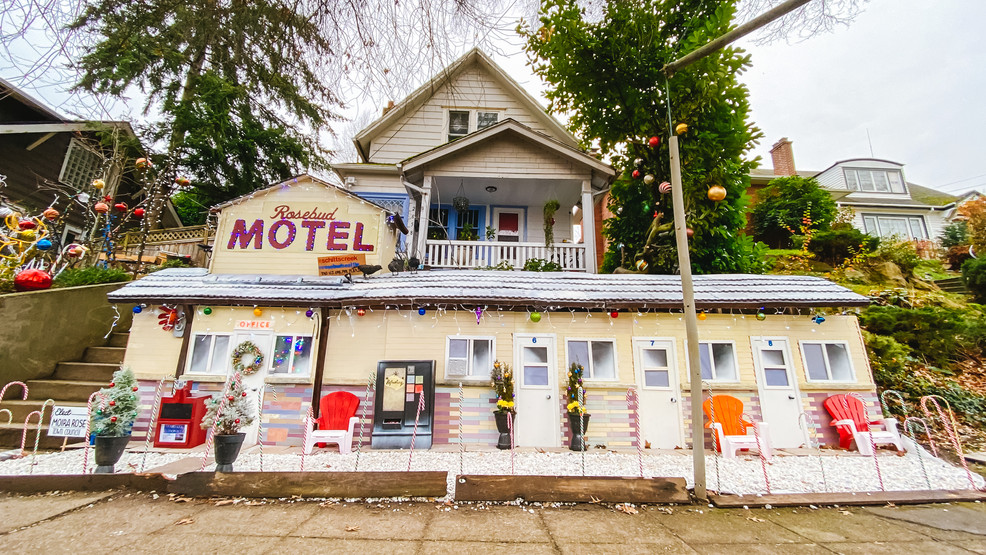 Photos Mini 'Schitt's Creek' Rosebud Motel pops up in Queen Anne