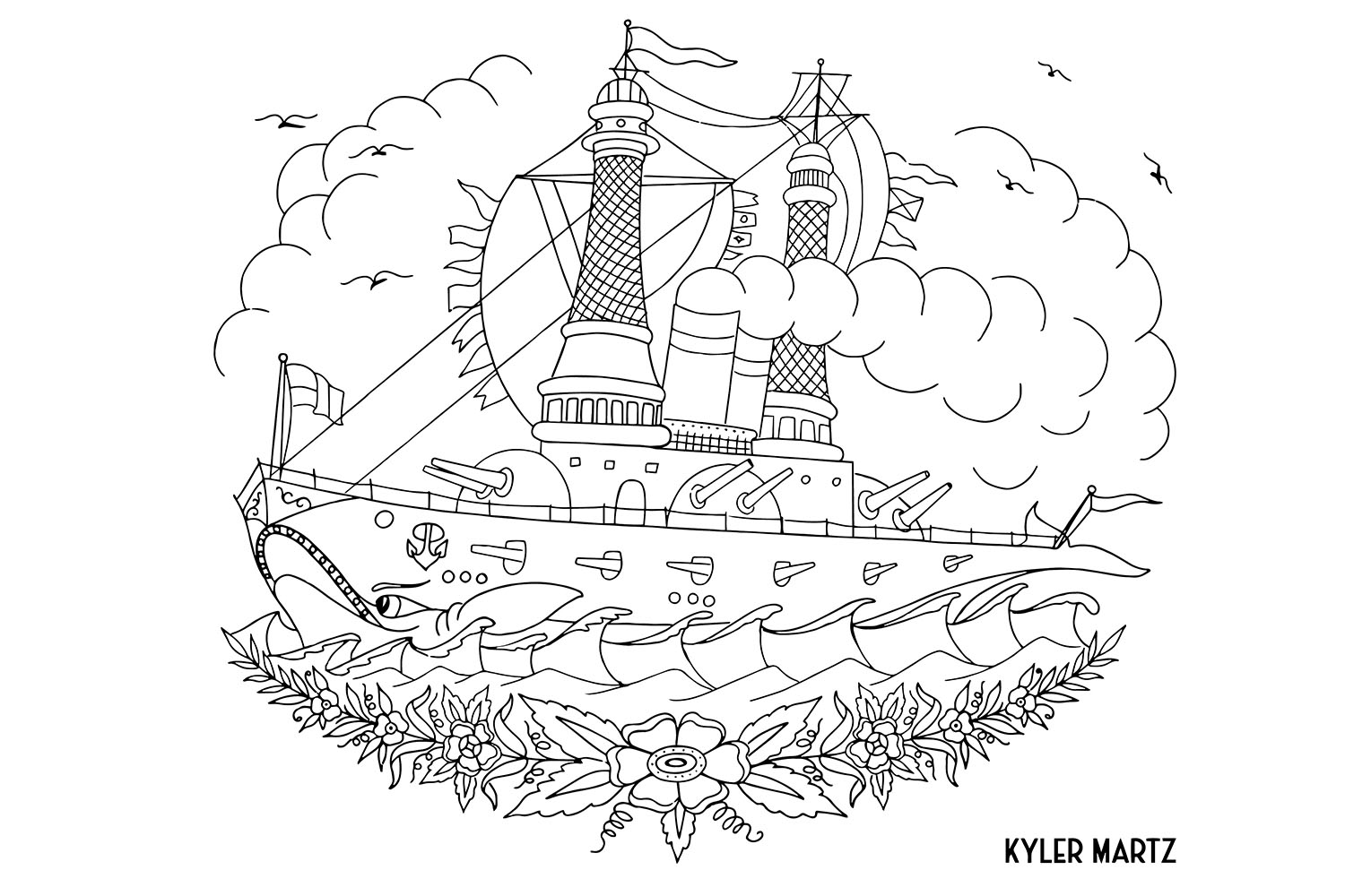 744 Simple Seattle Coloring Page with disney character