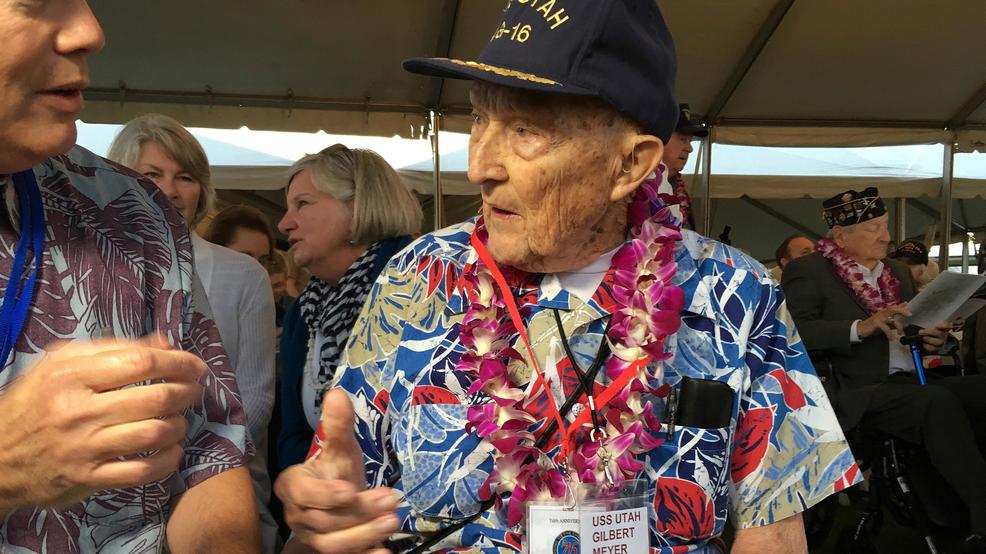 Pearl Harbor Anniversary Pearl Harbor survivor 95yoa in TX APs101.jpg