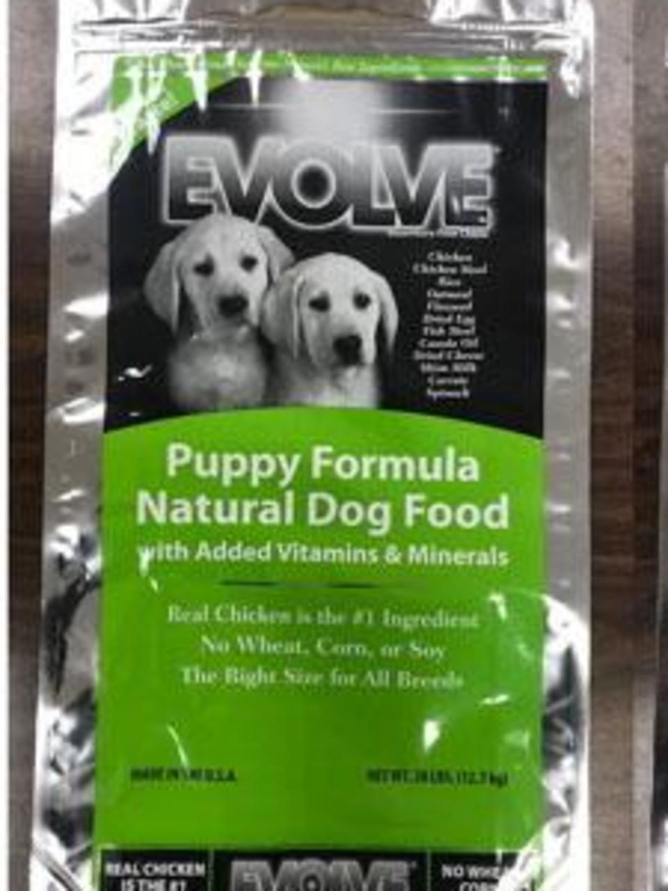 evolve chicken & rice puppy dry dog food