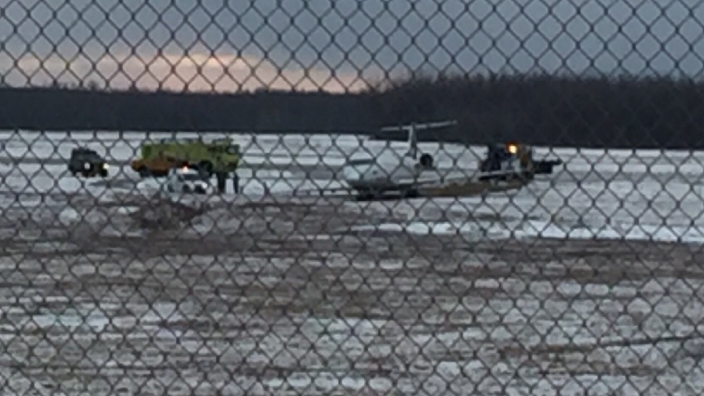 Plane skids off runway at Pellston Regional Airport WPBN