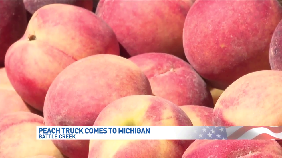 The Peach Truck brings finest throughout West Michigan WWMT