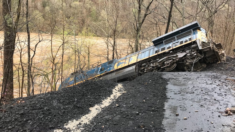 Train with 10 cars derails in remote area south of Thurmond in Fayette ...