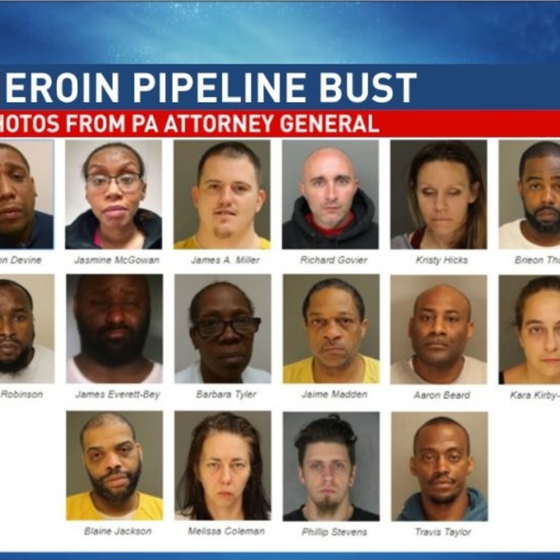 Officials Bust Heroin Pipeline Valued At 7 8m In Altoona Johnstown Wbma